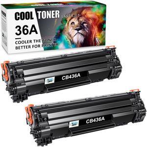 2PK CB436A Toner Compatible With HP 36A LaserJet P1505 P1505n M1522n M1522nf