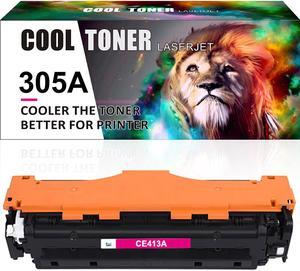 1PK Magenta Toner Compatible with HP 305A CE410A Set Laserjet Pro 400 M451dn MFP M475dn