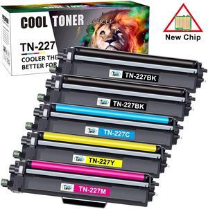 5PK (1Set+1BK) Toner for Brother TN227 TN223 MFC-L3770CDW HL-L3270CDW HL-L3230CDW HL-3210CW