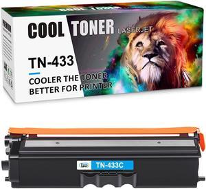 1x Cyan Toner Compatible With Brother TN433 TN-433 HL-L8260cdw HL-L8360cdw MFC-L8610cdw