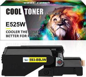 1PK Yellow Toner 593-BBJX Cartridge Compatible With Dell Color Laser E525W 525W Printer