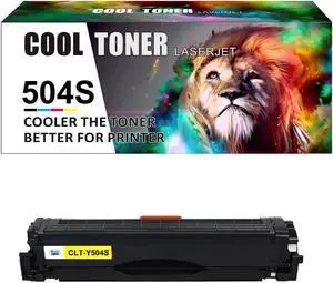 1PK Cyan Toner Compatible for Samsung CLT-K504S 504S SL-C1860FW SL-C1810W CLX4195FW