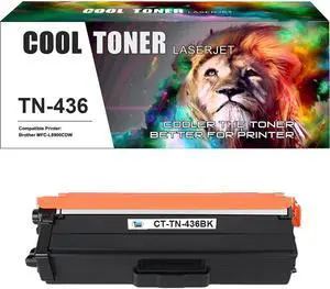 1*TN436BK Toner Compatible With Brother HL-L8360CDW HL-L8360CDWT MFC-L8900CDW