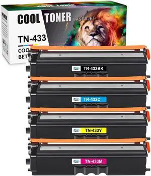 4PK Compatible For Brother MFC-L8610CDW MFC-L8900CDW Color Toner TN433 TN431 Ink