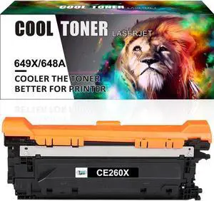 1Pack CE260X Black Color Toner Compatible With HP LaserJet CP4525N CP4525dn CP4520