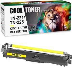 1PK Yellow TN221 Toner Cartridge For Brother TN-225 MFC-9130CW HL-3140CW DCP-9020CDW