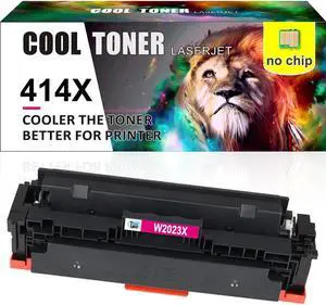 1PK Magenta Toner Cartridge Compatible with HP 414X W2020X MFP M479dw M454dw M454dn No Chip