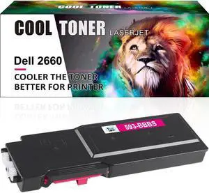 1PK Magenta High Yield Toner Cartridge for Dell 593-BBB C2660dn C2665dn Color Laser Printer
