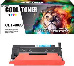 1PK Cyan 406S CLT-K406S Toner for Samsung CLX-3305FN CLP-367W Xpress C410W SL-C462FW