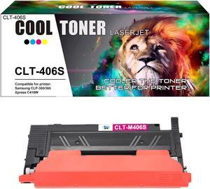 1PK Magenta 406S CLT-K406S Toner for Samsung CLX-3305FN CLP-367W Xpress C410W SL-C462FW