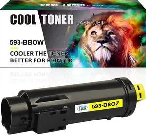 1PK Yellow Toner for Dell 593-BB0W 593-BB0X 593--BB0Z 593-BB0Y H625cdw H825cdw S2825cdn