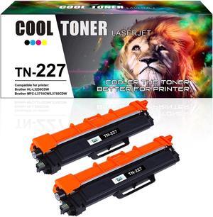 2PK Black TN227 TN-227 Toner Compatible With Brother TN223 HL-L3210CW HL-L3230CDW L3270CDW