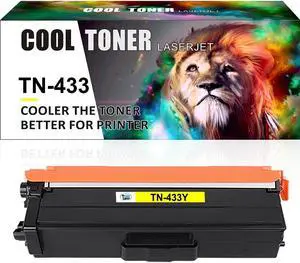 1PK Yellow Compatible With Brother TN433 TN431 Toner HL-L8260cdw HL-L8360cdw MFC-L8610cd