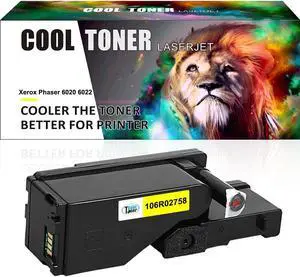 1PK Yellow Toner 106R02759 WorkCentre 6027 6025 Phaser 6022 6020 Compatible With Xerox