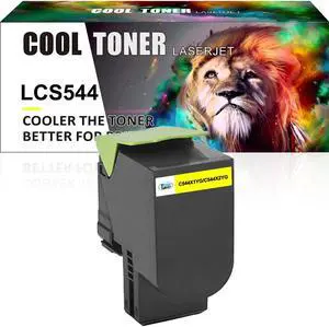 1PK Yellow HiYield Toner Cartridge Compatible For Lexmark C544n C546 X544dw X546 X548de