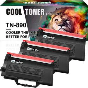 3* Black Toner Compatible with Brother TN-890 TN890 HL-L6400DW MFC-L6750DW