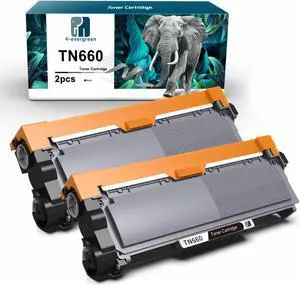 2 Pack TN660 Toner for Brother TN630 DCP-L2520DW DCP-L2540DW MFC-L2700DW Printer