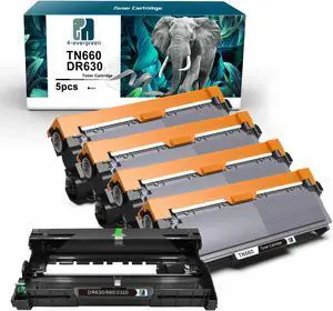 1 DR630 Drum + 4 TN660 Toner DR660 for Brother DCP-L2540DW MFC-L2740DW Printer 5