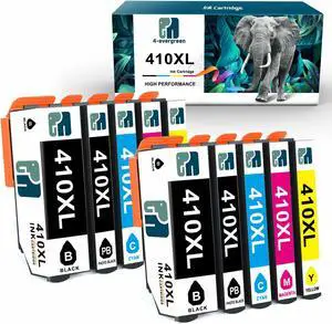 10PK Ink Cartridge For Epson T410XL 410 XL Expression XP7100 XP640 XP635 XP630