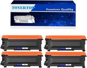 4 Pack High Yield Toner Cartridge Black for Brother TN450 TN-450 HL-2240 HL-2270