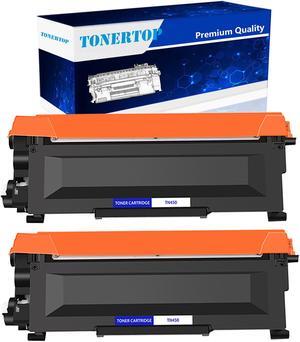 2 Pack Black Toner Cartridge TN450 Compatible Brother HL2240D Printers