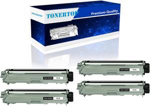 4PK High Yield Toner Cartridge TN221 TN-221 Black for Brother MFC-9130CW Printer
