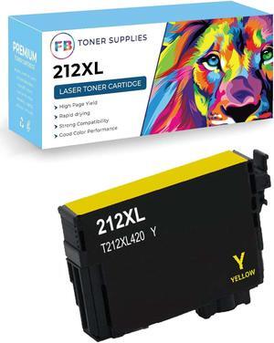For 212XL Epson Ink Cartridge 212 WF-2830 WF-2850 XP-4105 XP-4100 XL Yellow