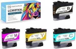 4 PACK LC3037 XXL Ink Cartridge For Brother MFC-J5845DW MFC-J5945DW MFC-J6545DW