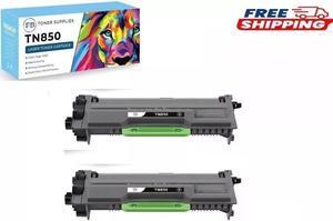 2 Pack TN850 Toner Cartridge For Brother TN-820 MFC-L5800DW MFC-L5850DW Black