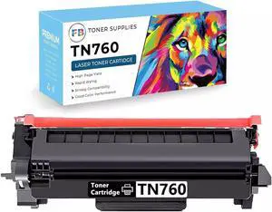 1 Pk TN760 Toner Cartridge for Brother MFC-L2710DW MFC-2750DWDCP-L2550DW