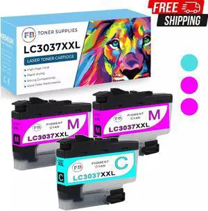 Ink Cartridge for Brother 1 set (2M+1Cyan) LC3037 LC-3037XXL for MFC-J5845DW MFC