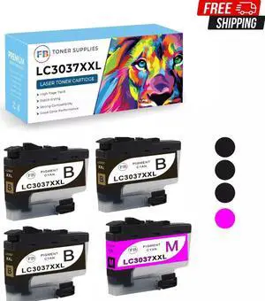 Ink Cartridge for Brother 1 set (3B+1M) LC3037 LC-3037XXL for MFC-J5845DW MFC-J5