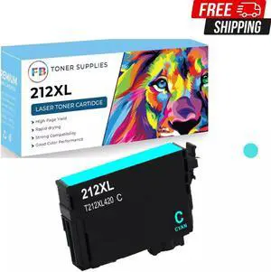 1x Cyan 212XL T212 Ink Cartridges for Epson Workforce WF-2830 WF-2850 XP-4100 XP