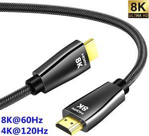 3.3ft 8K HDMI 2.1 Ultra High Speed 48Gbps Cable Compatible with Apple TV Roku Netflix Playstation Xbox One X Samsung Sony LG