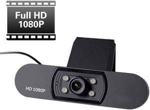 H800 HD Webcam 1080P with Microphone, PC Laptop Desktop USB Webcams, Pro Streaming Computer Camera for Video Calling, Recording, Conferencing, Gaming with Computer Desktop Laptop MacBook