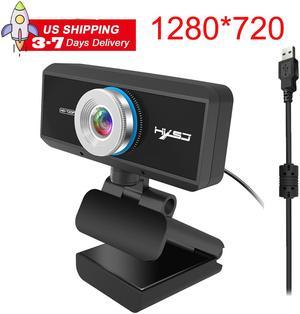ESTONE S90 HD Webcam Desktop Laptop Web Camera 720P Web Cam CMOS Sensor with Built-in Microphone for Video Calling