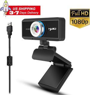 1080P Business Webcam with Dual Microphone, 2020 [Upgraded] S4 USB FHD Web Camera, Plug and Play, Noise Reduction, for Zoom Skype MS Teams Online Teaching, Laptop MAC PC Desktop