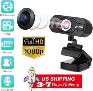 Webcam 1080P 30fps with Microphone for Streaming, S60 Pro HD USB Computer Web Camera Video Cam for Gaming Conferencing Mac Windows Desktop PC Laptop