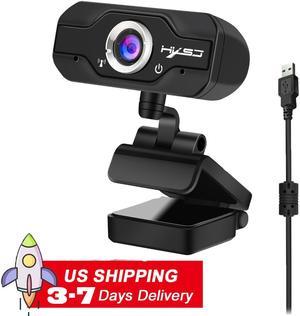 Video Calling Recording Conferencing Live Class Webcam,1080P Full HD Webcam USB Desktop & Laptop Webcam Live Streaming Webcam with Microphone Widescreen HD Video Webcam