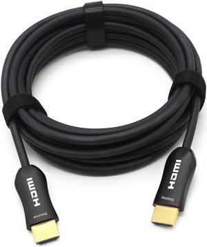 [Ultra High Speed HDMI Certified] 48Gbps 8K HDMI Fiber Optic Cable 16 ft / 5m with 8K @120Hz, 4K @240Hz and HDR Support for PS5, Xbox Series X/S, RTX3080 / 3090, Apple TV and More, in Wall CL3 Rated,