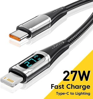PD27W USB C to Lightning Cable, USB-C to Lightning Cable (6.6ft,1-Pack), MFi Certified Cable for iPhone 14 13 Pro 12 Pro Max 12 11 X XS, AirPods Pro, Supports Power Delivery PD27W USB C to Lightning Cable, USB-C to Lightning Cable (6.6ft,1-Pack), MFi Certified Cable for iPhone 14 13 Pro 12 Pro Max 12 11 X XS, AirPods Pro, Supports Power Delivery