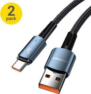 7A USB A to USB C Cable ,Type A to Type C Cable, USB-C Fast Charging Cable Compatible with MacBook Air/Pro, iPad Pro 12.9/11/Air/Mini, Samsung Galaxy (2-Pack, 3.3ft) 7A USB A to USB C Cable ,Type A to Type C Cable, USB-C Fast Charging Cable Compatible with MacBook Air/Pro, iPad Pro 12.9/11/Air/Mini, Samsung Galaxy (2-Pack, 3.3ft)