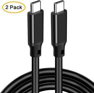 2 Pack 4K 60Hz USB C Cable 6.6ft, 3.2 Gen 2x2 USB C to C Cord, 20Gbps High Speed Data Transfer, 100W Type C Fast Charging Cable Compatible with Samsung Pixel Moto Phones SSD Powerbank Tablets Laptop 2 Pack 4K 60Hz USB C Cable 6.6ft, 3.2 Gen 2x2 USB C to C Cord, 20Gbps High Speed Data Transfer, 100W Type C Fast Charging Cable Compatible with Samsung Pixel Moto Phones SSD Powerbank Tablets Laptop