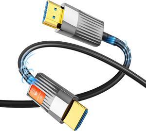 ESTONE Slim 65 Feet Fiber Optic HDMI 2.0 Cable 4K at 60Hz and 18Gbps Pro Series for in-Wall Installation