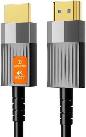 Fiber Optic Hdmi Cable 16Ft/5M | 4K in-Wall CL3 Rated Long HDMI Cable 2.0 Support HDR10 8/10bit 18Gbps HDCP2.2 ARC | High Speed HD Shielded Cord Compatible with RokuTV/Laptop/PC/HDTV