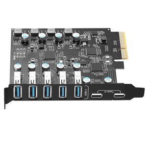 FebSmart PCIE Firewire 400 Card - 4 Port 1394A Expansion For Windows & Mac Computers