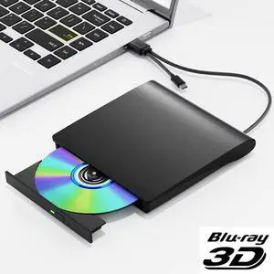 ESTONE External Blu-ray Drive, Portable 3D BD-RE BD-R BD-ROM Player & DVD Writer for Laptops , CD/DVD/BD +/-RW Burner, Writer, and Player for Laptops, Desktop PCs, Mac, Windows, and Linux OS ESTONE External Blu-ray Drive, Portable 3D BD-RE BD-R BD-ROM Player & DVD Writer for Laptops , CD/DVD/BD +/-RW Burner, Writer, and Player for Laptops, Desktop PCs, Mac, Windows, and Linux OS