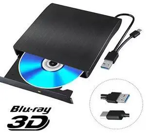 ESTONE External Blu-ray Drive, USB C Superdrive for USB 3.0 CD/DVD/BD Burner Reader for Mac, Portable CD/DVD/BD +/-RW Drive External Blu-ray 3D Player for Laptop MacBook Windows 11 10 8 7 Linux OS ESTONE External Blu-ray Drive, USB C Superdrive for USB 3.0 CD/DVD/BD Burner Reader for Mac, Portable CD/DVD/BD +/-RW Drive External Blu-ray 3D Player for Laptop MacBook Windows 11 10 8 7 Linux OS