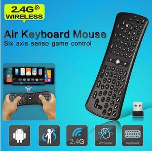 ESTONE 24 GHz 6 Axes Gyroscope T6 Mini Keyboard Wireless Keyboard Remote Control VS T3 I8 for S912 S905 MX3 OTG TV Box Android Computer
