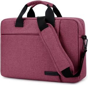 BRINCH Laptop Bag 13.3 Inch, Stylish Fabric Laptop Messenger Shoulder Bag Case Briefcase for 13 - 13.3 Inch Laptop / Notebook / MacBook / Ultrabook / Chromebook Computers (Red)